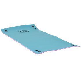 Mega Floating Water Mat, 10' x 5' 3-Layer Pool Float Raft for Lake and Ocean, Portable Foam Construction