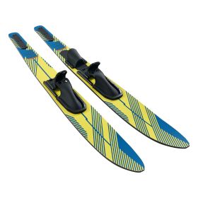 67" Water Skis, Adult Water Ski with X-9 Adjustable Horseshoe Bindings & Padded Rear Toe Plate