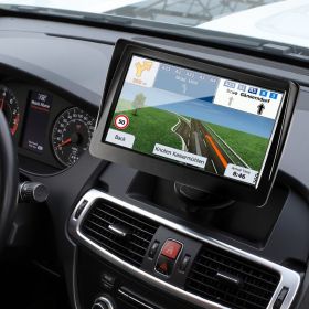 GPS Navigator For Car 7 Inch Touch Screen 8GB GPS Navigation System With Map (Option: Black)